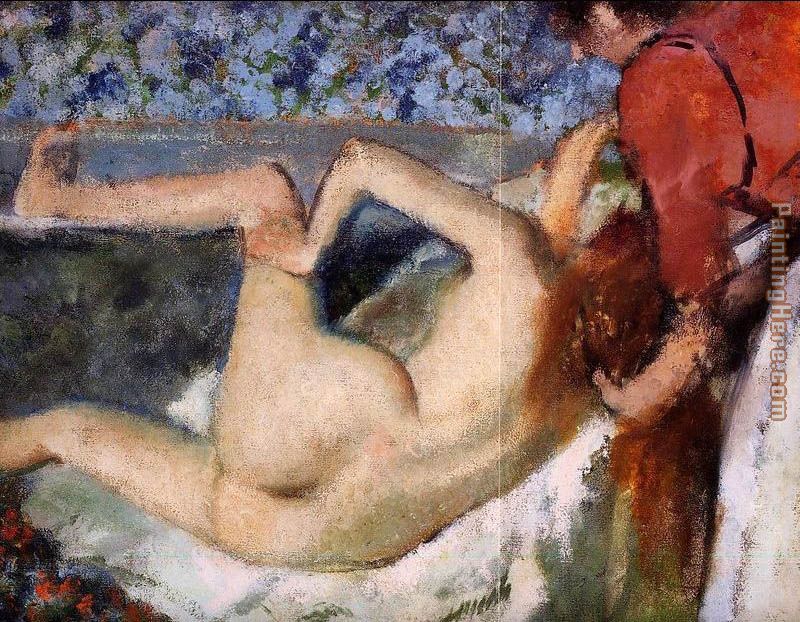 The Bath II painting - Edgar Degas The Bath II art painting